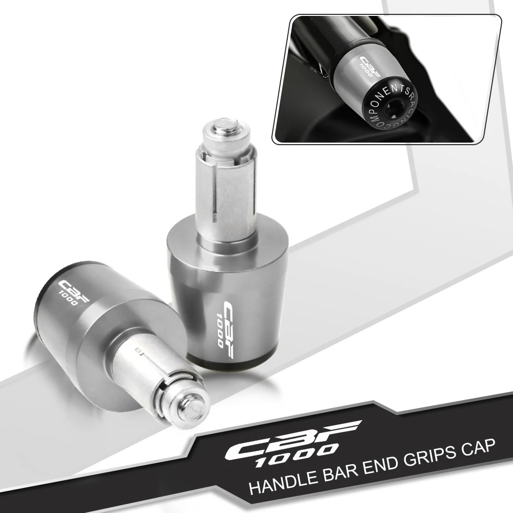 

CBF1000 Motorcycle Aluminum 7/8'' 22mm Handle Bar End Grips Cap Hand Bar Ends Plugs For Honda CBF 1000 2010 2011 2012 2013