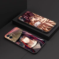 japanese naruto anime phone case for funda iphone 13 12 11 pro max 13 12 mini x xr xs max 6 6s 7 8 plus silicone cover etui
