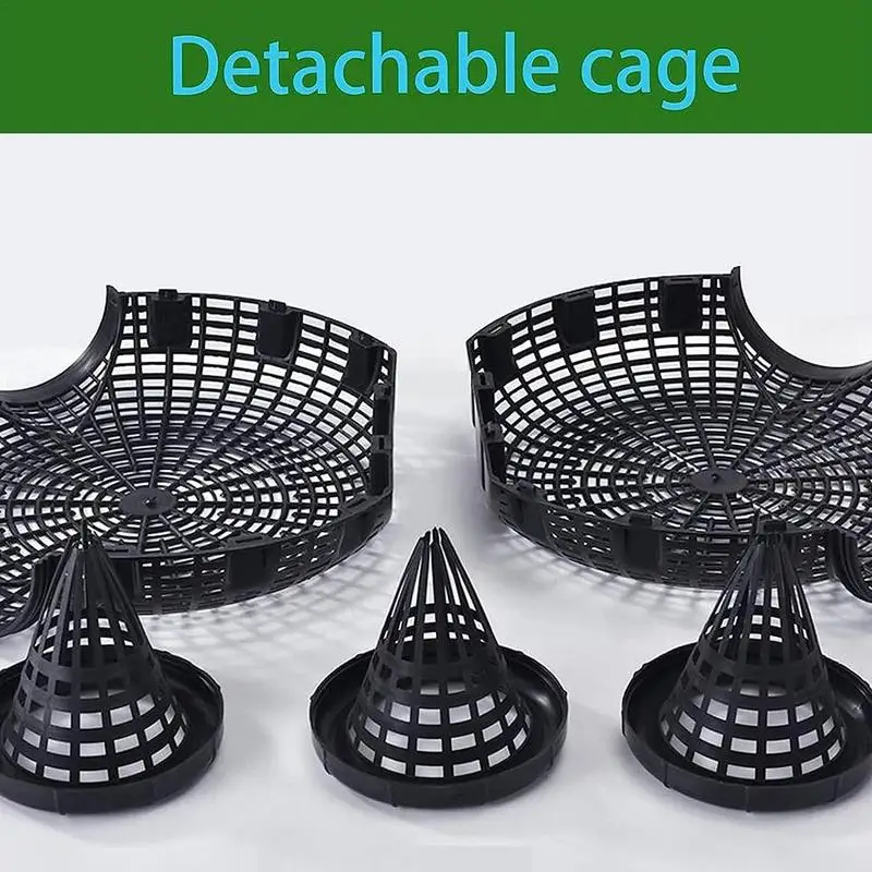 Портативная круглая ловушка для рыболовной приманки 6/8 отверстий клетка ловли