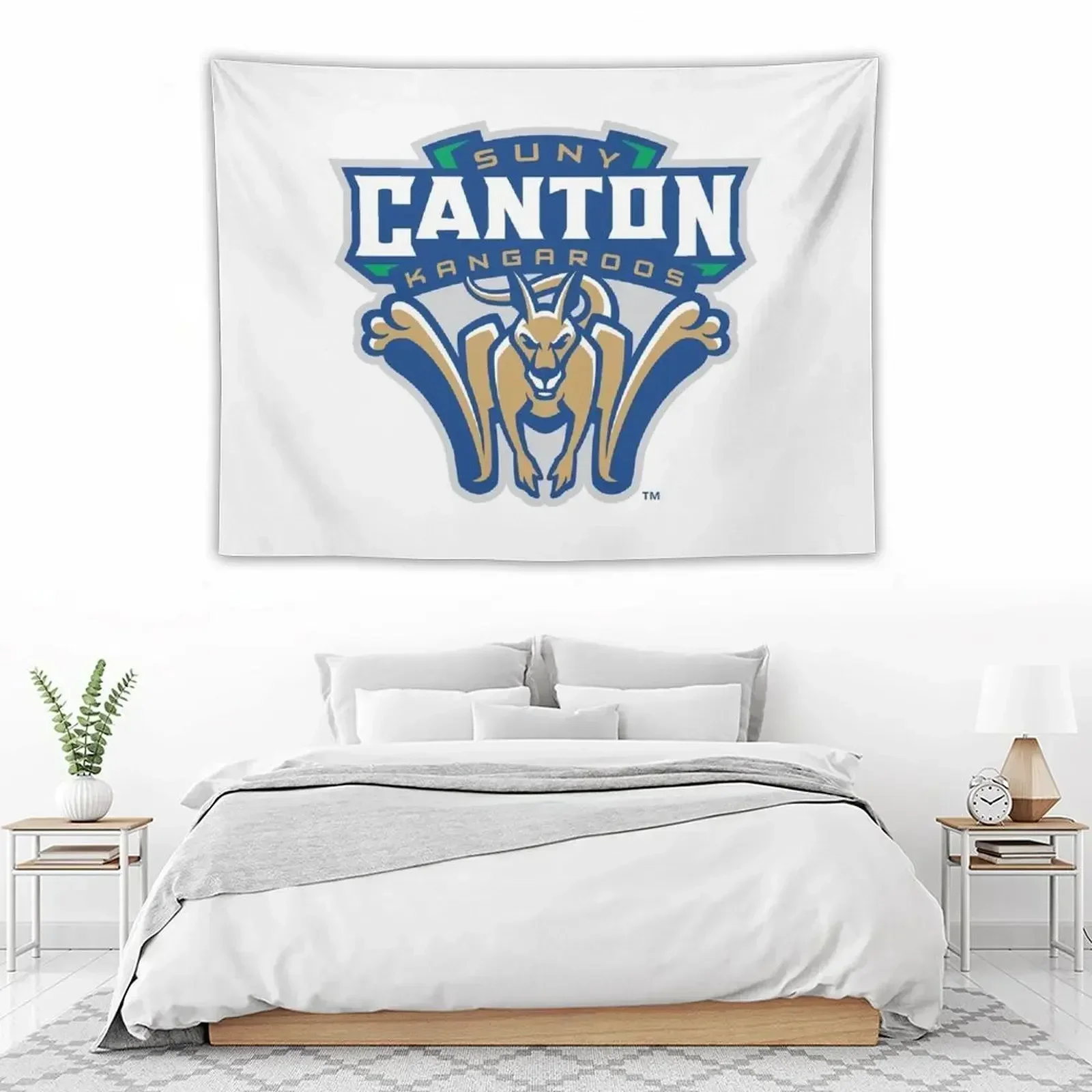 SUNY Canton cangaroos Гобелен Настенные украшения Декор для ванной комнаты