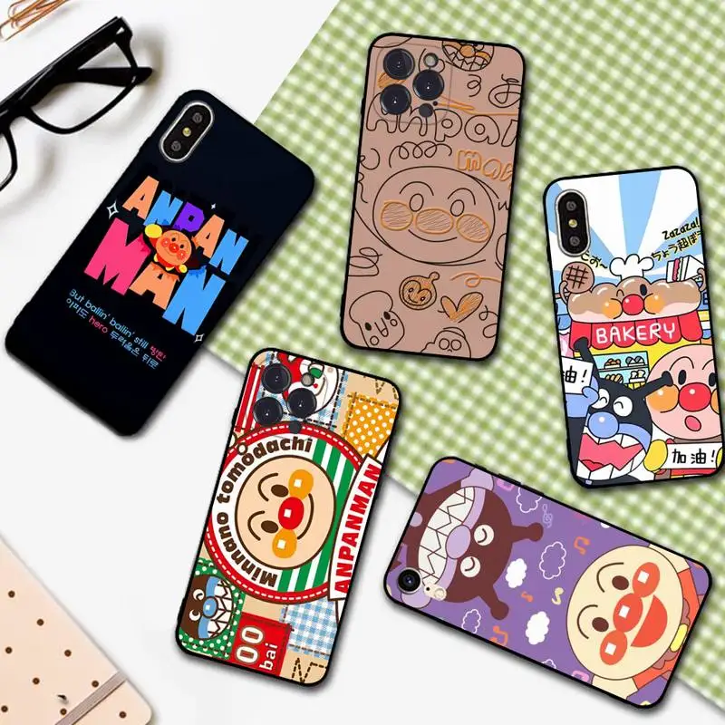 

BANDAI Anpanman Phone Case for iPhone 11 12 13 mini pro XS MAX 8 7 6 6S Plus X 5S SE 2020 XR cover