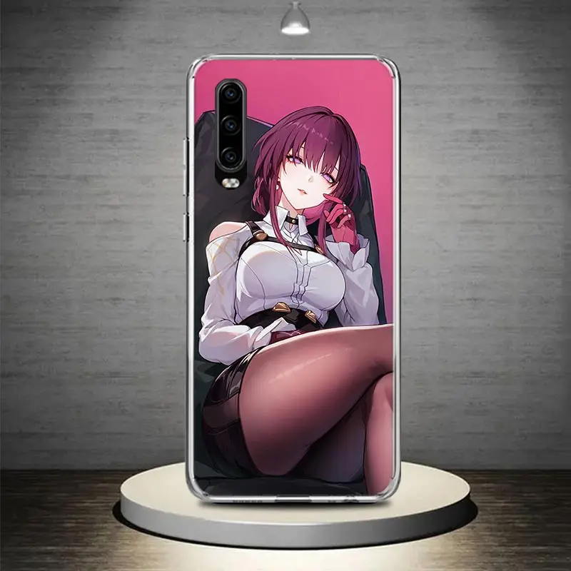Чехол для телефона Honkai Star Rail Kafka Huawei P30 P40 P20 P10 Lite Mate 20 10 Pro Y5 Y6 Y7 Y9 P Smart Z 2019 Coque Funda