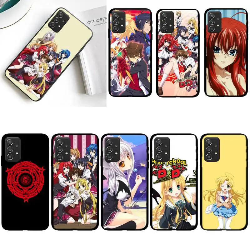 Школьный Аниме мультяшный чехол dxd для Samsung Galaxy A02 A12 A21 A22 A32 A41 A42 A51 A71 A72 |