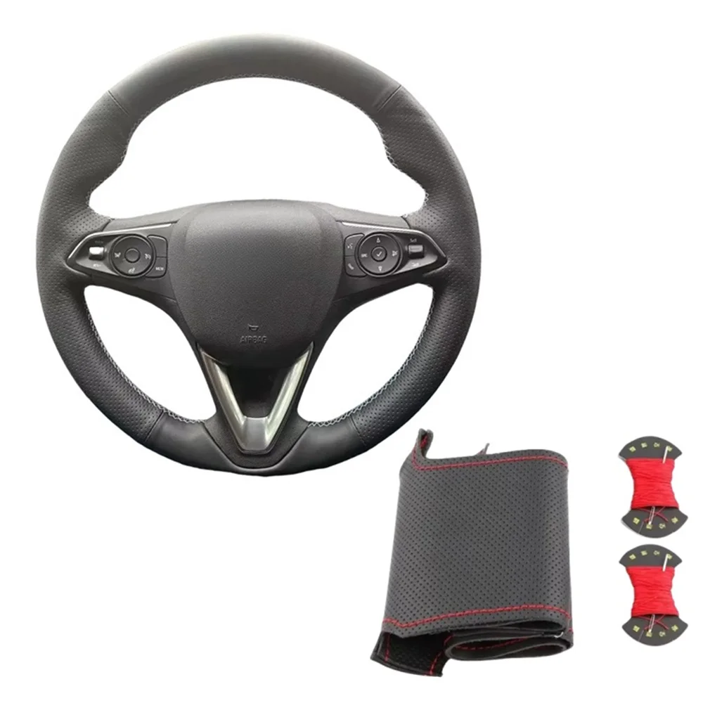 

Индивидуальное оформление для Opel Astra (K) Corsa (E) CrosslandX GrandlandX Insignia из микрофибры, кожаный чехол для руля