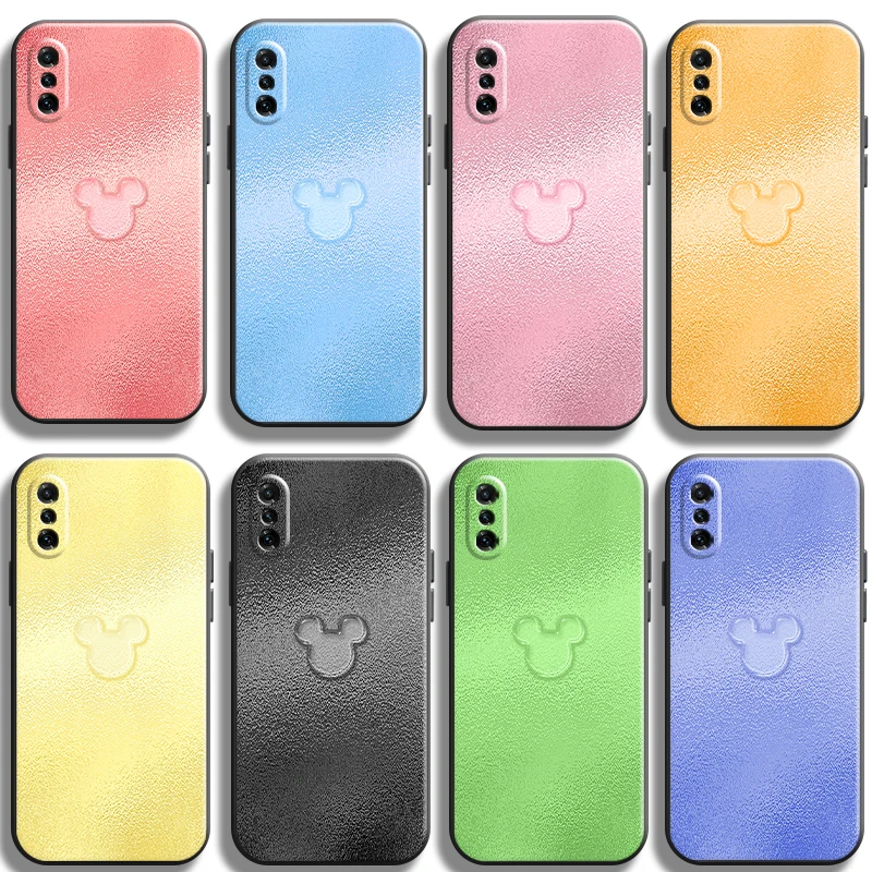 

Disney Mickey Phone Case For Xiaomi Note 10 Pro Lite 10S 10 Pro Lite POCO X3 M3 Pro NFC F3 GT Luxury Ultra Liquid Silicon TPU