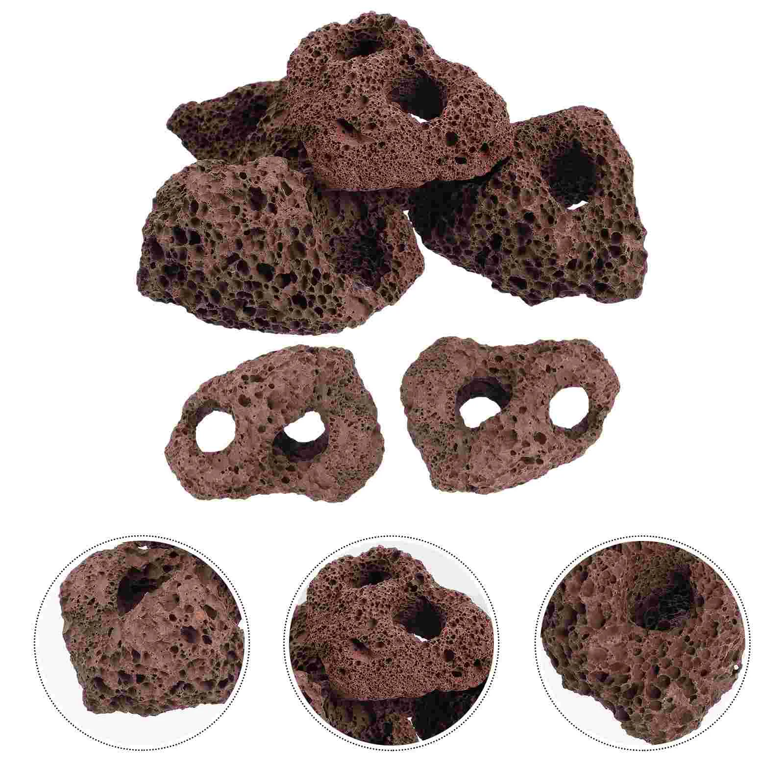 6 шт. миски для рыб центральных элементов кольцо колназации вулканического камня