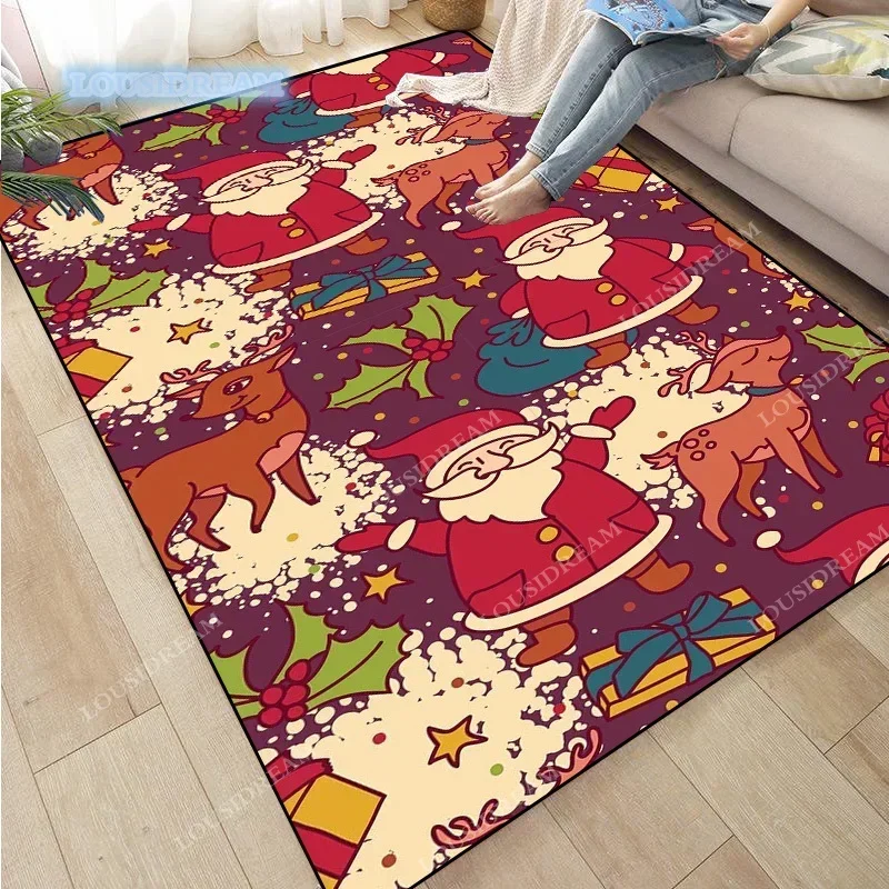 Рождественский подарок дизайнерский напольный коврик для гостиной кабинета