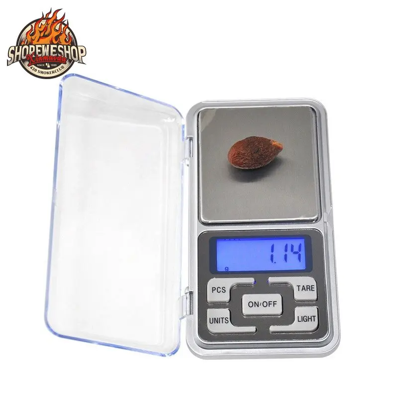 SHOREWE 200g Electronic Mini Lcd Digital Jewelry Scale 0.01g Accuracy Precision Tobacco Pocket Scale for Smoking Accessories