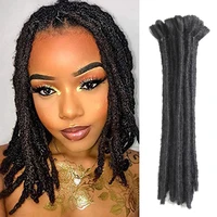 dansama synthetic dreadlock extensions for menwomenkids full hand made permanent dreadlocks soft natural black dreads
