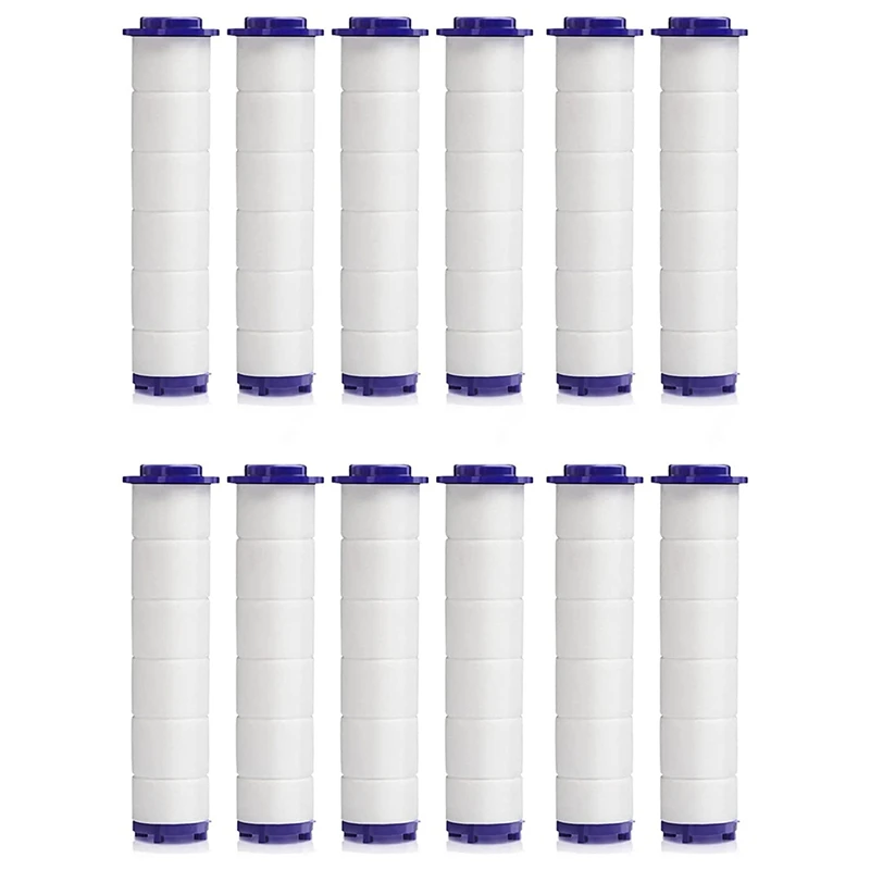 

12Pcs Turbo Fan Shower Head Filters--Used For Propeller Driven Handheld Shower Head High Pressure - Shower Head