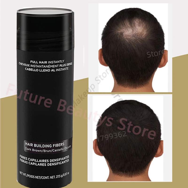 

27.5g Hair Building Fibers Hair Growth Keratin Fiber Topic Thickening Spray Hair Loss Products Hair Extension Products