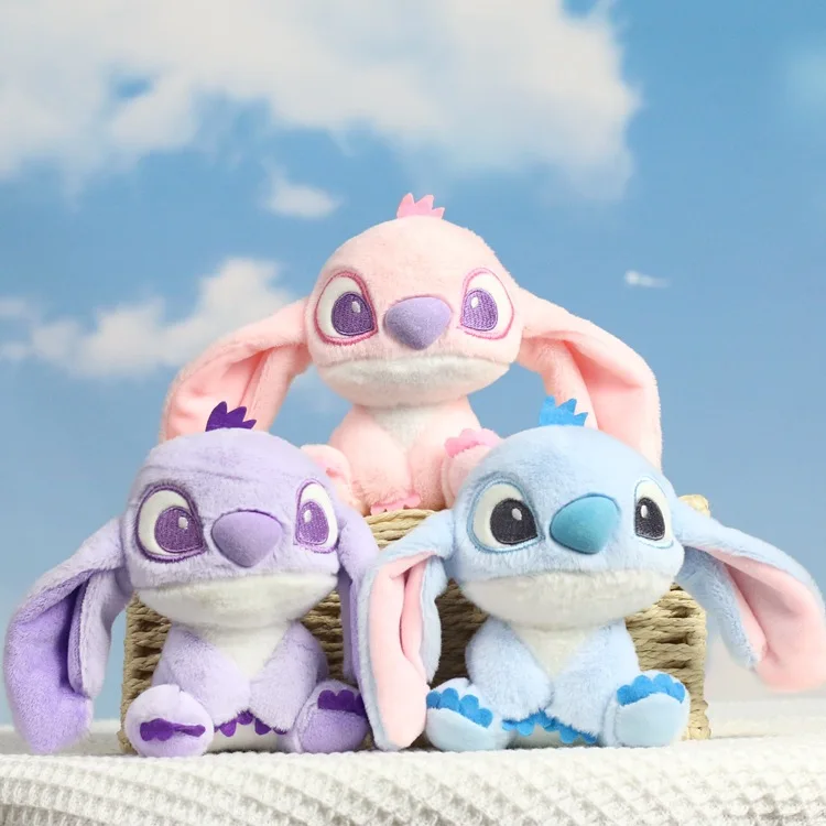

Disney Internet Celebrity Cute Interstellar Baby Blue Pink Purple Stitch Pendant Plush Toy Cartoon Stitch Doll Selection Gift