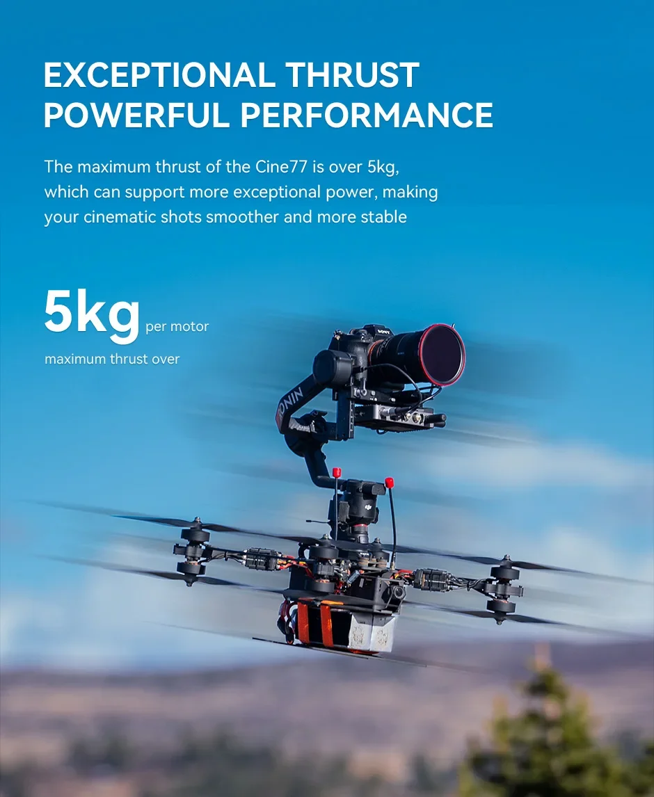 T-MOTOR CINE77 бесщеточный двигатель KV477 KV777 KV977 для CINE 77 FPV
