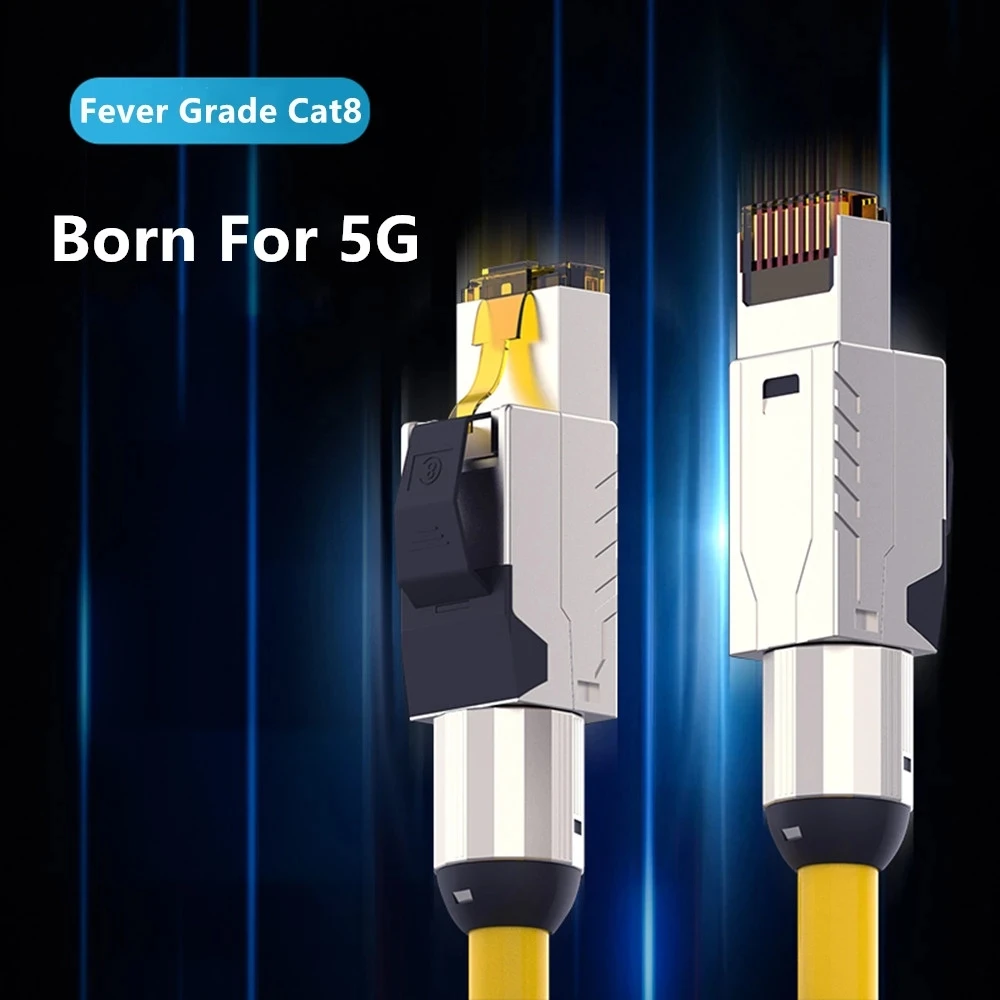 

Сетевой кабель Ethernet Lan, 40 Гбит/с, двойной экран