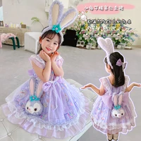 kids dress for girls baby lolita style party dress for kids dance disney baby clothes princess vestidos summer costume for girl