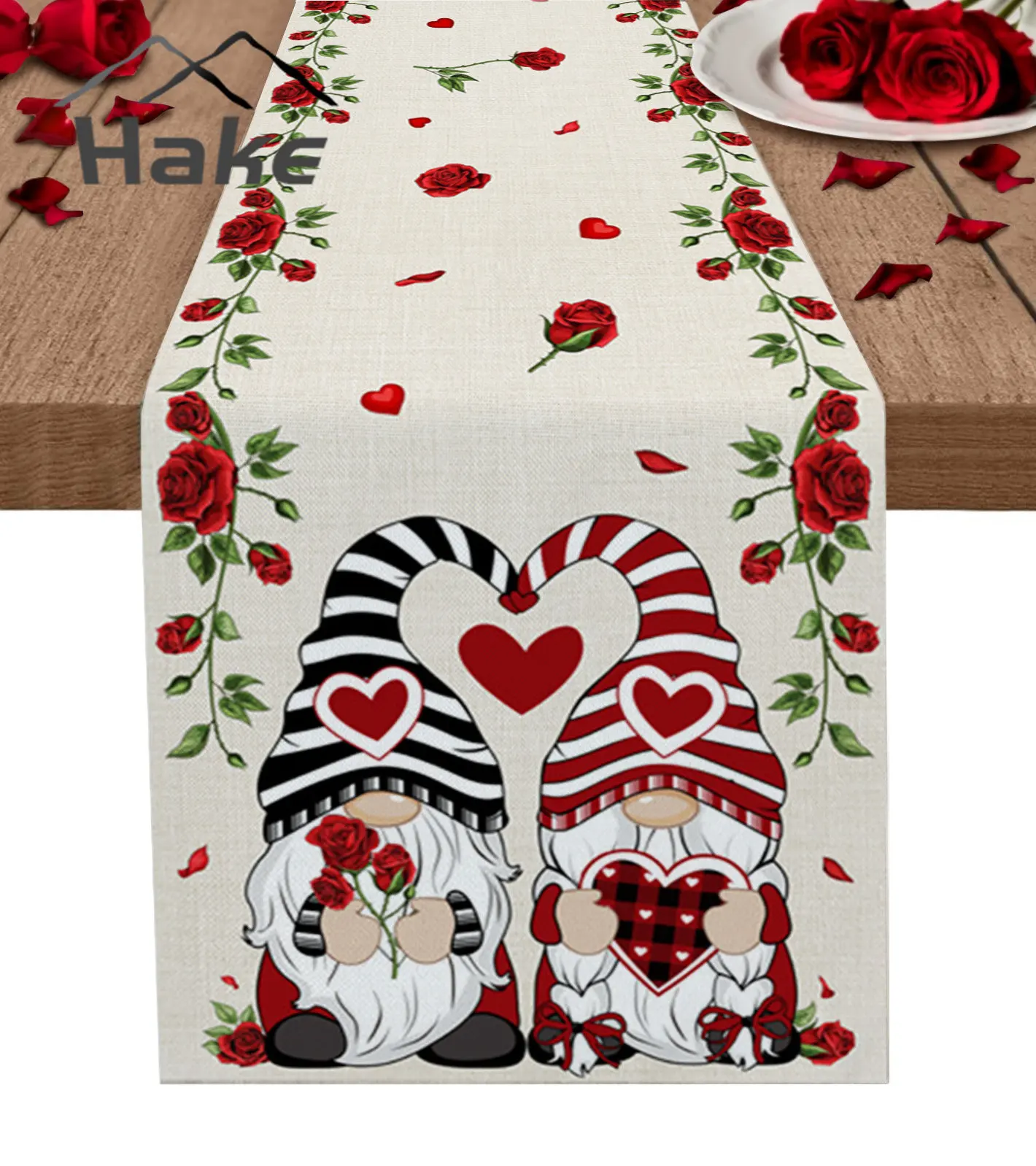 

Скатерть из хлопка и льна для праздничного стола