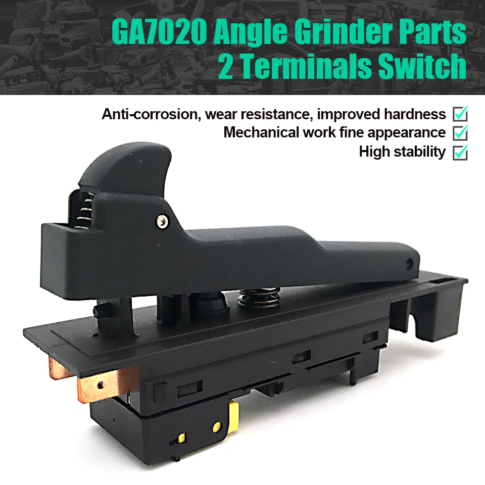 2-контактный переключатель переменного тока 220 В замена для Makita GA7020 GA7021 GA9040 9067 9049