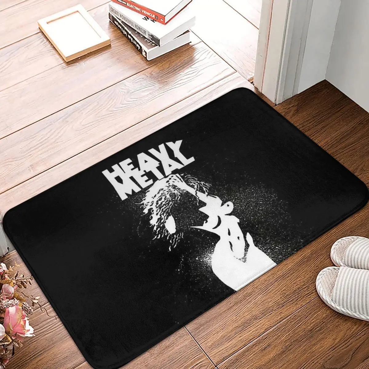 

Heavy Metal Bathroom Mat Personalized Custom Case Pillow Tote Bag Etc Doormat Living Room Carpet Balcony Rug Home Decoration