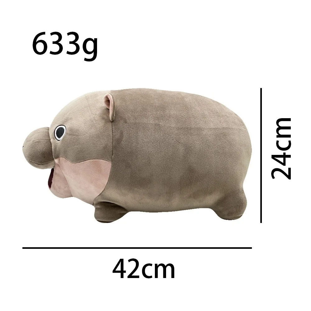 Новые мягкие плюшевые игрушки Moo Deng Kawaii Stuffed Animal Hippo Plush Hugable Pygmy Plushie Toy Домашняя