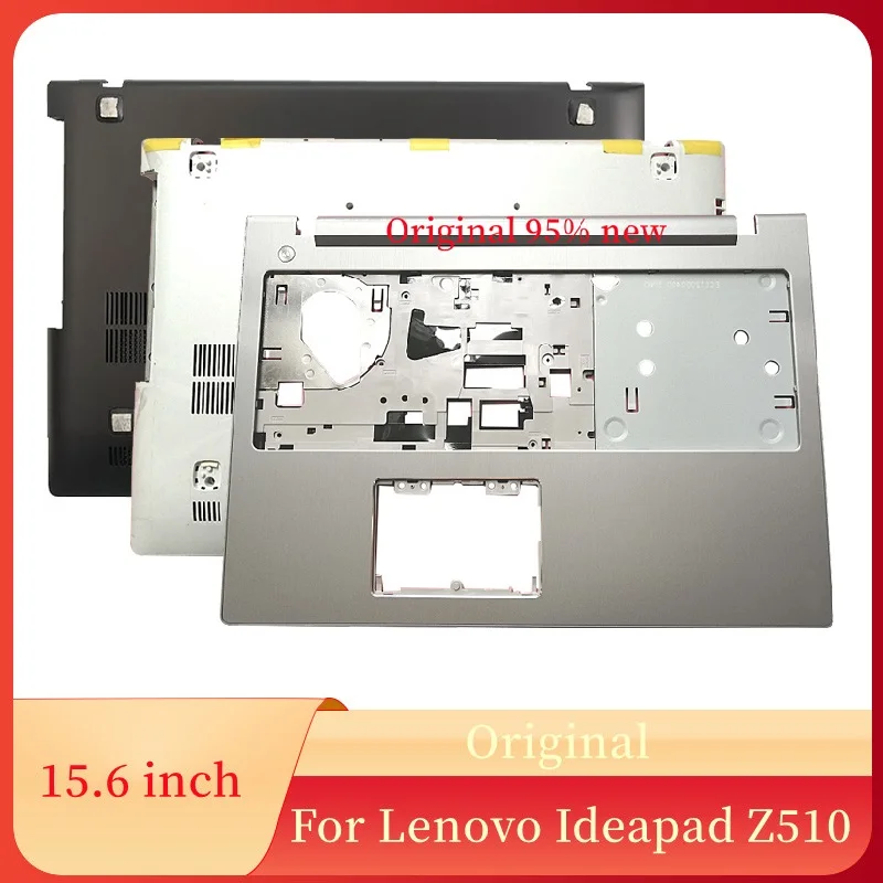

NEW Laptop For Lenovo Ideapad Z510 Silver Case Palmrest Upper Case/Bottom Base Notebook Computer Case