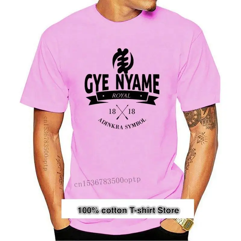 

Camiseta de Adinkra para hombre y mujer, camiseta Gye Nyame