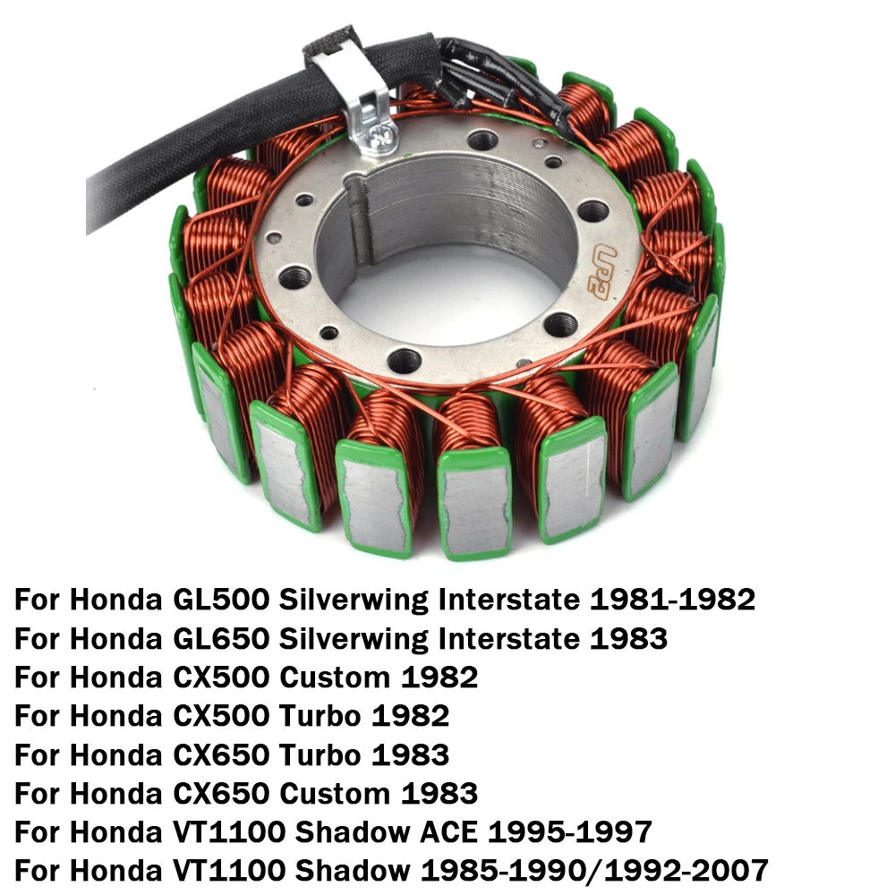Катушка статора генератора для Honda GL500 GL650 Silverwing CX500 CX650 VT1100 Shadow ACE Suzuki SV1000S SV1000 GV1200