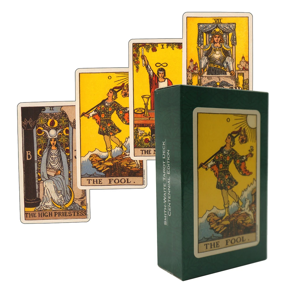 

Smith Waite Tarot Deck Board Games Oraculos Guide Version Table Game Toro Cards Predictions Fate English Divination Cards