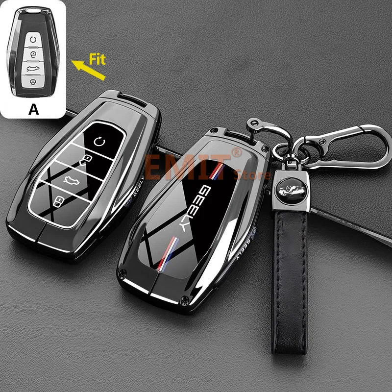 

Чехол для ключей Geely Coolray Okavango Atlas Monjaro Tugella Emgrand X50 X70 X6 X7 EX7 GC9 Global Hawk GX7 Автомобильные аксессуары
