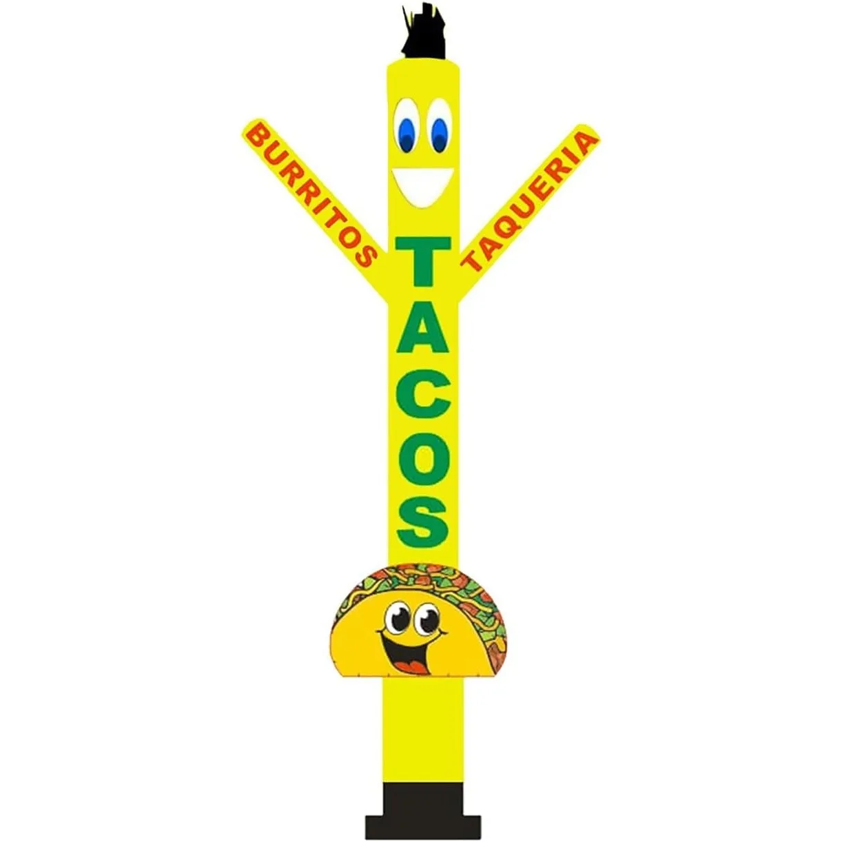 1 шт. 18 футов Tacos воздушный танцор надувная трубка для привлечения внимание Burritos