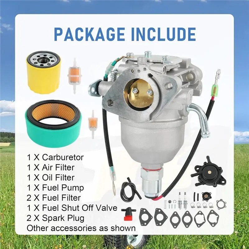 Фото Комплект карбюратора и фильтра Efficientt-CV18S CV21 CV20S CV22S CV725 для двигателей Kohler 24 853 19-S 24 853 09 2405350-S 2485350-S 248532 №3