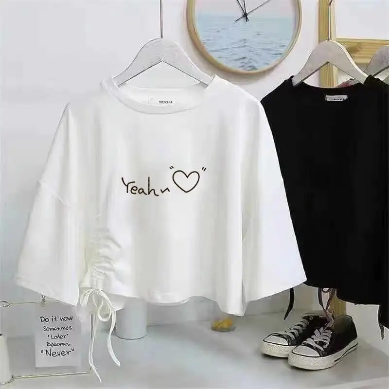 

2022 Girl Tee Lady Faith Love Heart Letter Fashion Short Sleeve Summer Top Clothes Tshirt O-neck Female Casual Graphic T-Shirt