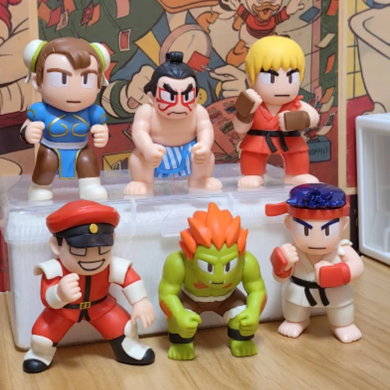 Винтажный кровь 6 уличный истребитель Alon Chunli Kenblanca Bison Hand Do Tide Play игровой