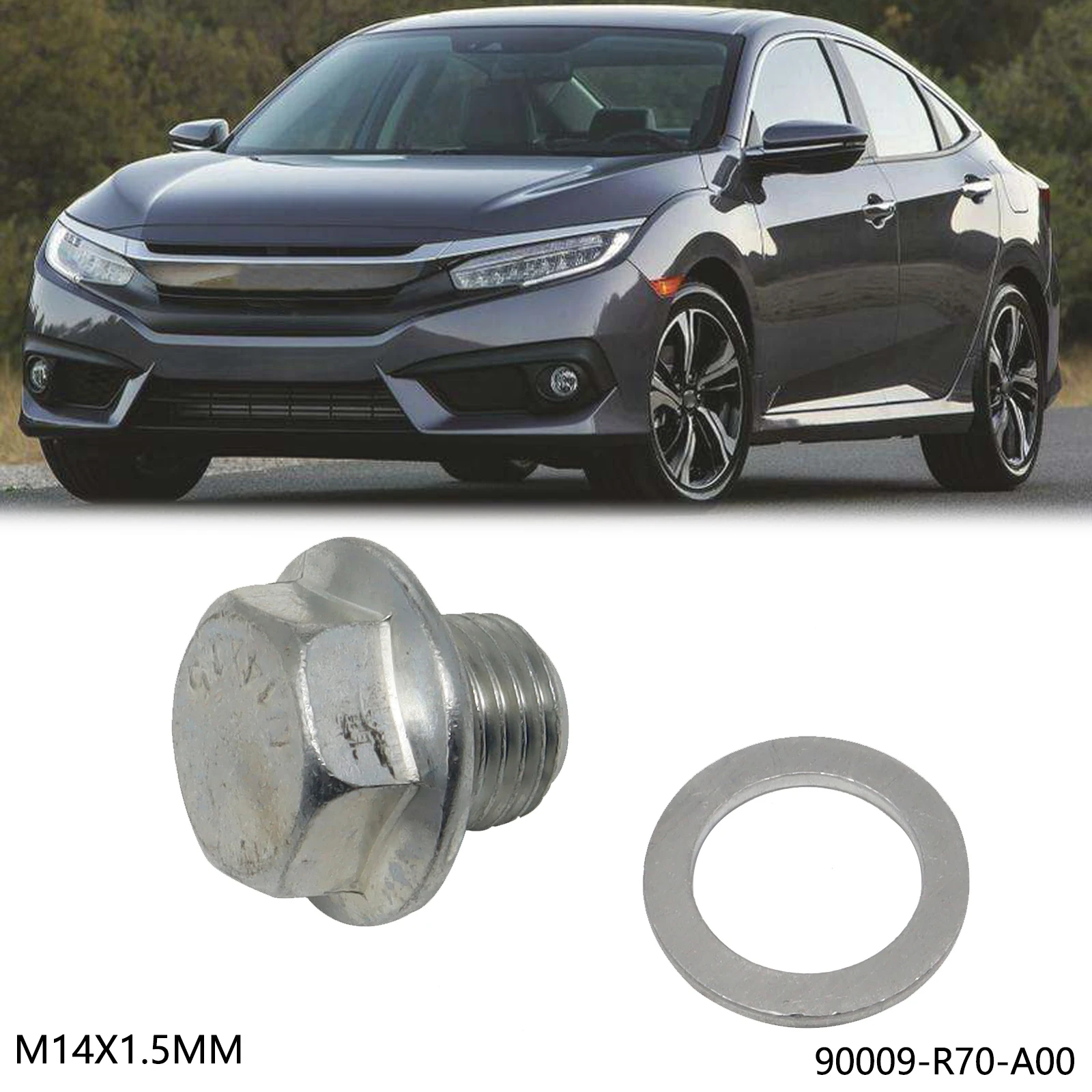

Дренажная пробка для масла двигателя, болт с шайбой для Honda Accord CR-V CRX MDX Civic S2000 Odyssey Pilot preлаборатории #90009-R70-A00
