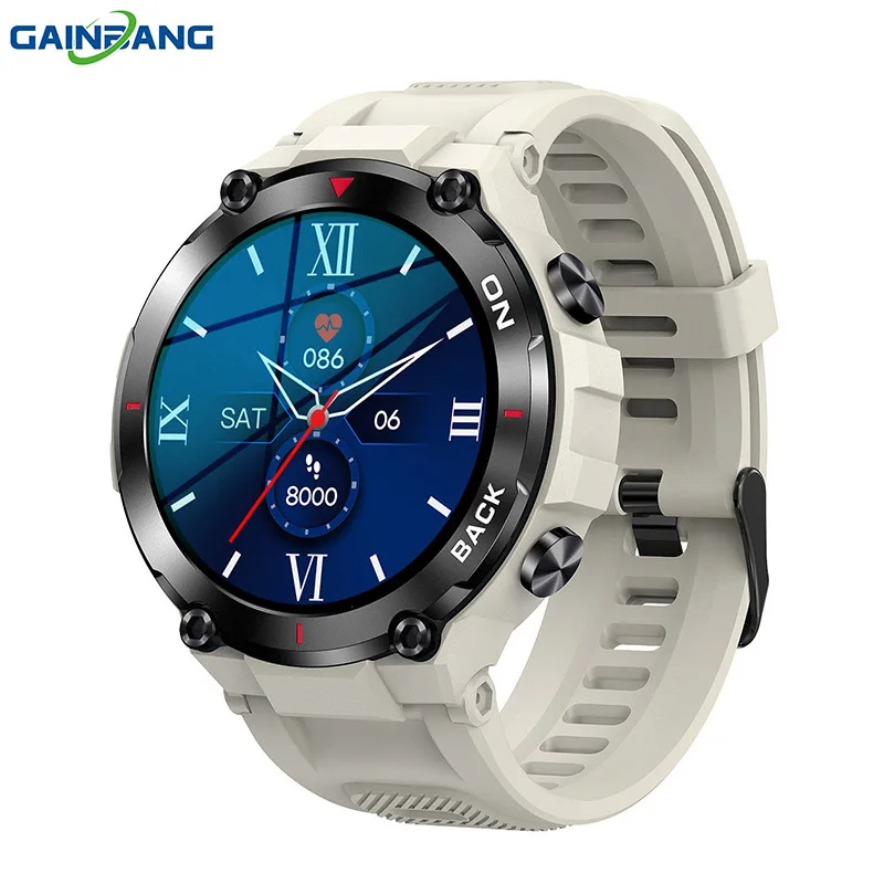 K37 Smart Watch GPS Outdoor Sport Fitness Bracelet Super Long Standby Wristwatch Health Monitoring Tracker Waterproof Smartwatch