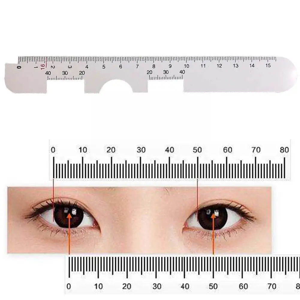 

Оптическая линейка с нониусом S2l2, прибор для измерения расстояния между зрачками, очки, офтальмологическая линейка