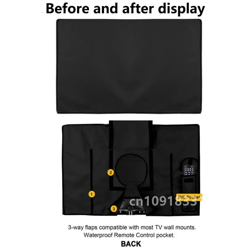 Водонепроницаемый чехол для телевизора 22 55-дюймового ЖК-телевизора уличный