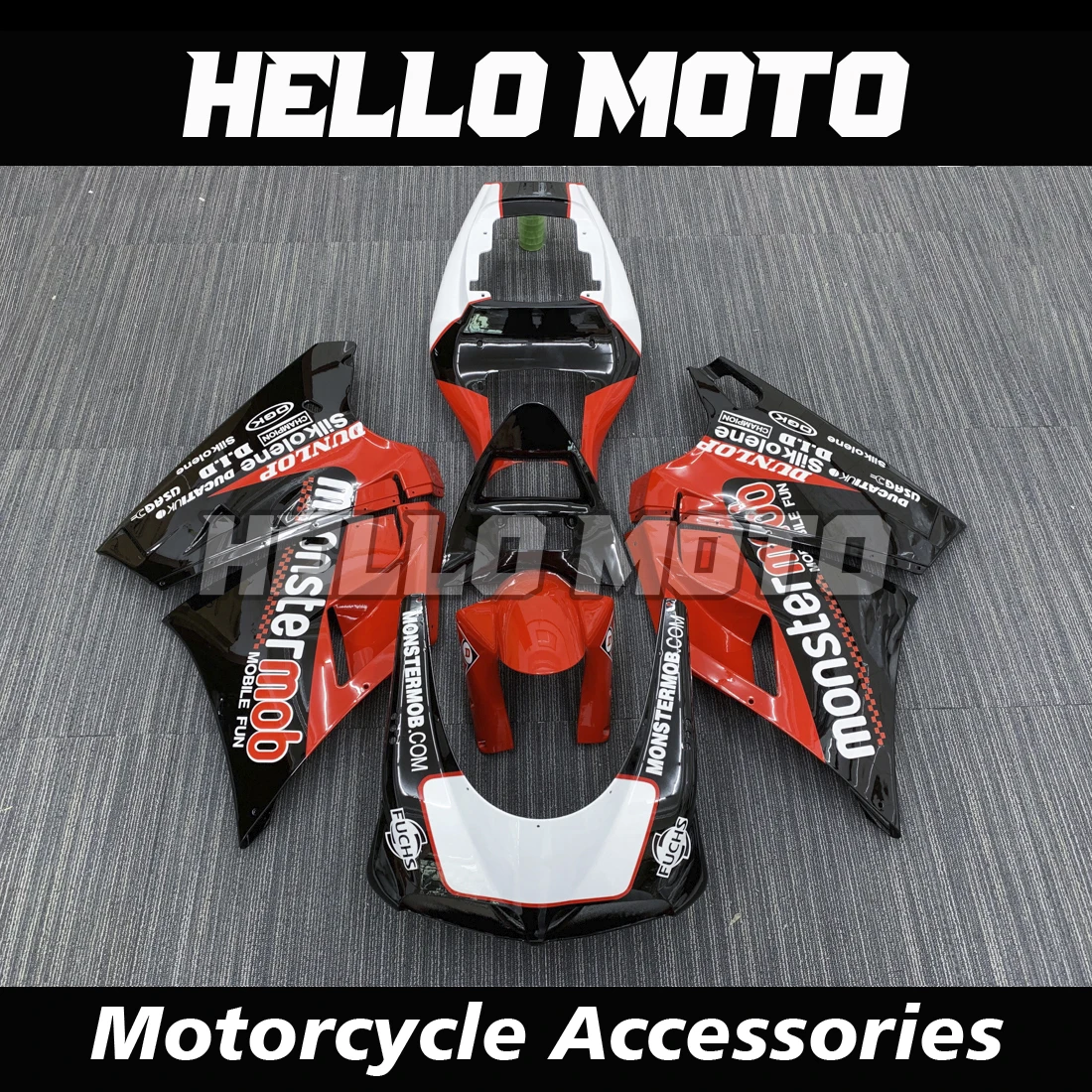 

New ABS Injection Molding Fairings Kits Fit For DUCATI 748 916 996 998 1994-2002 Bodywork Set