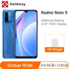 Смартфон Xiaomi Redmi Note 9 глобальной версии, 4 Гб 128 ГБ, Аккумулятор 6000 мАч, экран 6,53 дюйма FHD +, Восьмиядерный процессор Snapdragon 662, камера 48 МП