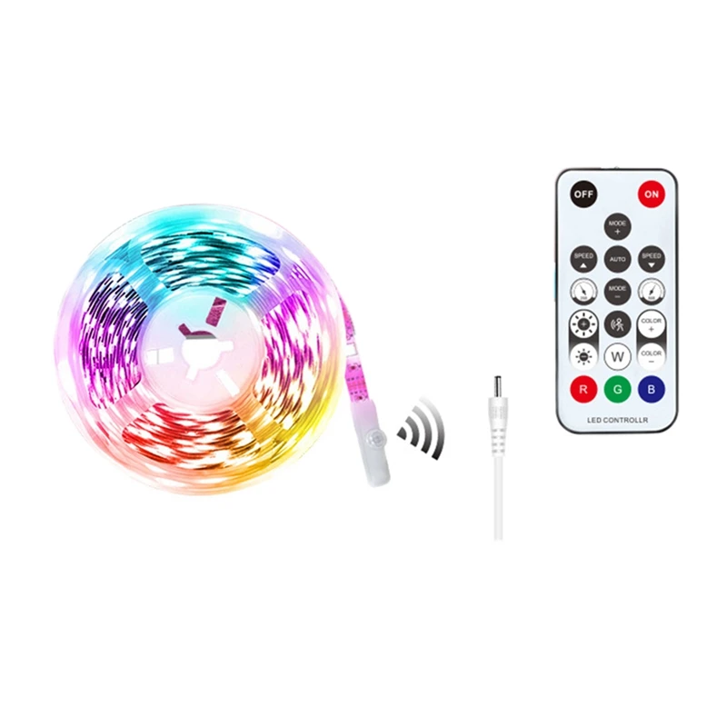 

Светодиодный Bluetooth-светильник с цветным датчиком, 5050RGB, подставка для кровати, шкафа, лестницы, атмосферное украшение, умный светильник