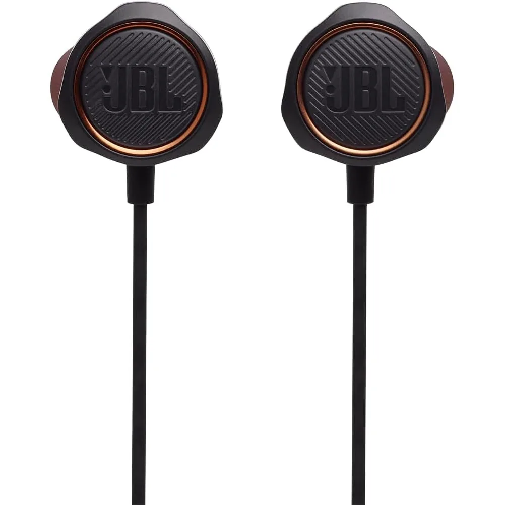 Фото JBL JBL QUANTUM 50, официально авторизованные проводные наушники-вкладыши со встроенным микрофоном, аудиодиапазон высокого разрешения для спортивных игр, прослушивание музыки №5