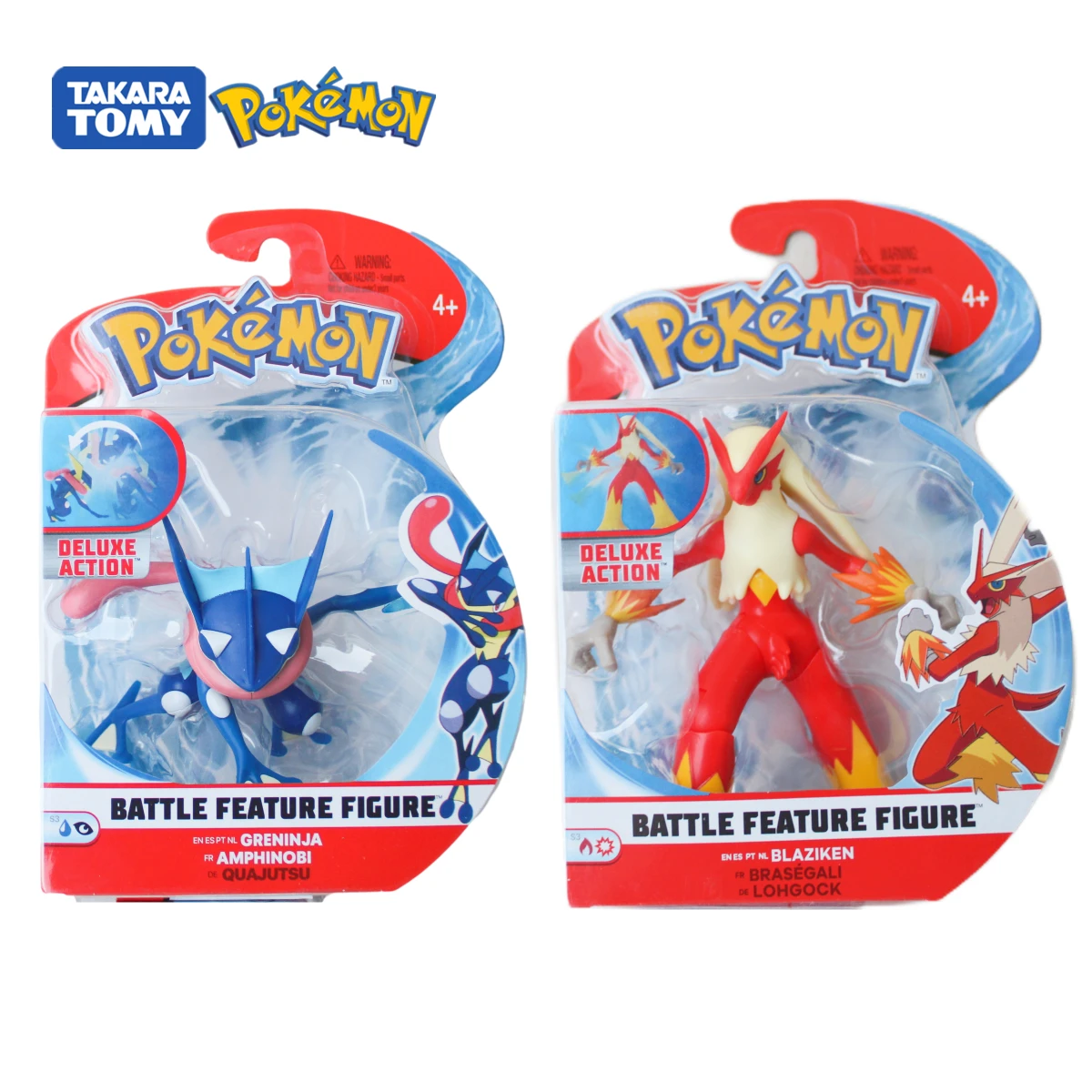 

Original WCT Pokemon Battle Feature Figure and Deluxe Action Blaziken Greninja Doll Action Figure Toy Birthday Gift