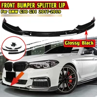 high quality g30 car front bumper lip splitter spolier body kit winglet aprons guard covers for bmw g30 g31 m sport 2017 2019
