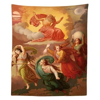 God Creating Religious Images God Father Emmanuel Art Wall Hanging Tapestry By Ho Me Lili For Livingroom Home Decor