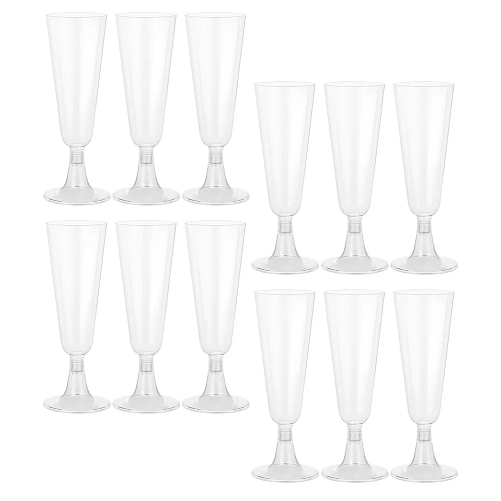 

24Pcs Tumbler Champagne Glasses Plastic Glasses Champagne Coupe Plastic Glass