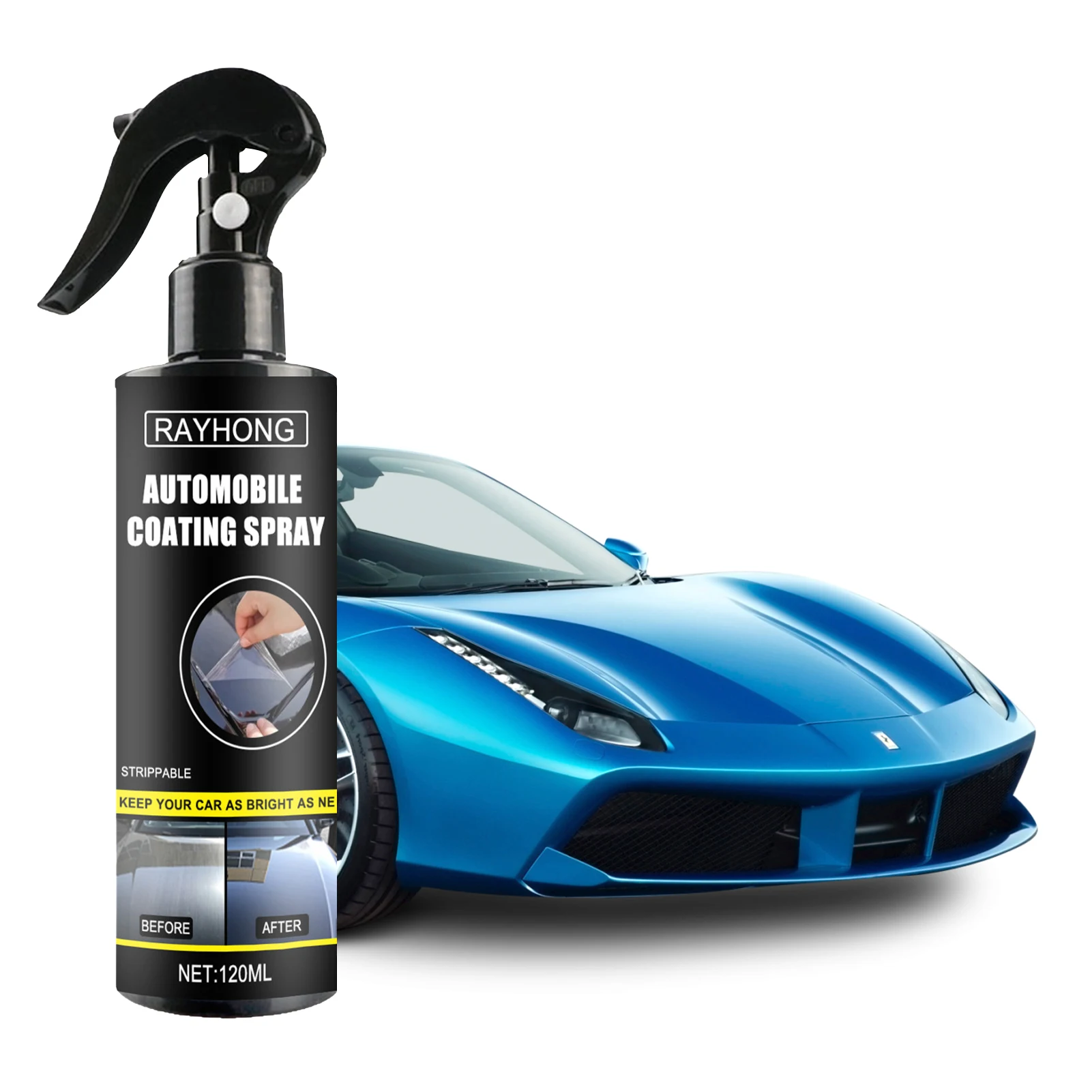 

120ml Car Ceramic Coating Spray Auto Scratch Repairing Polish Spray Car Paint Scratch Repair Remover Wax Auto Maintenance Tool