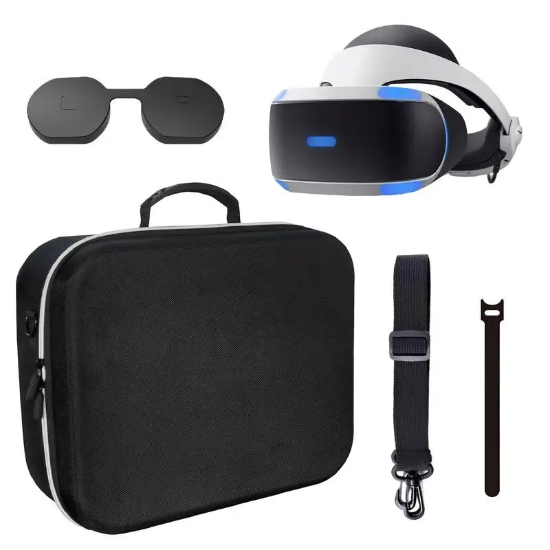 

VR Glasses Storage Bag For PS VR2 Portable Travel Carrying Case Hard EVA Protective Box For VR Glasses Traveling Cover Holder