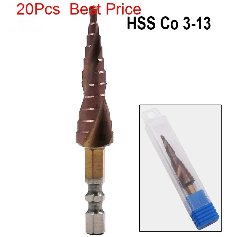 

20 шт., шестигранный хвостовик из нержавеющей стали