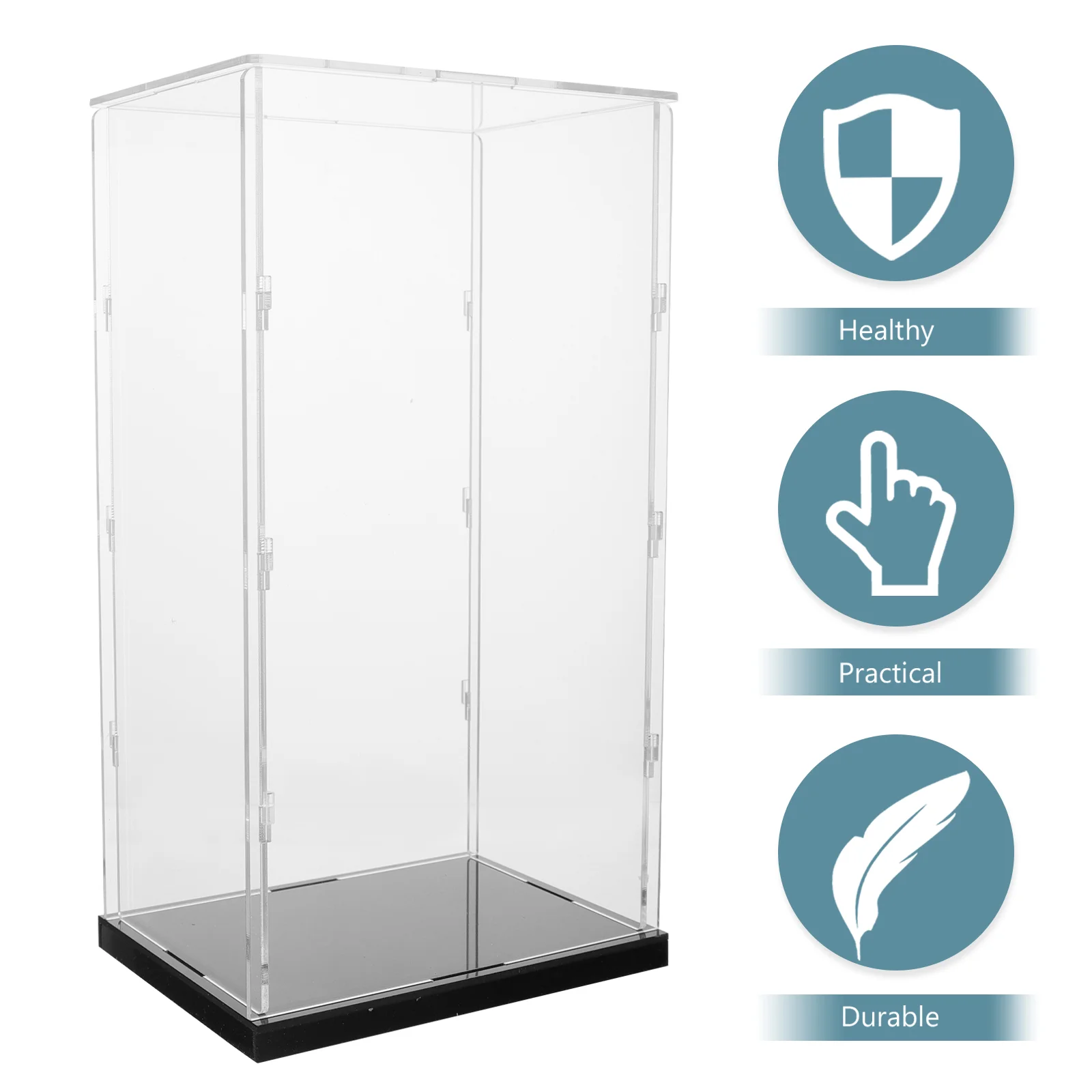 Display Box Case Showcase Acrylicfor Model Perspex Clear Cases Figurine Action Figure Shelf Cube Toy Organizer Boxes Miniatures