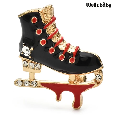 Wuli&baby эмалированные броши для коньков
