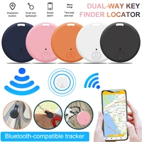 round anti lost key finder bluetooth compatible tracker 2 way alarm locator keychain tracker tag for phone earphone pet luggage